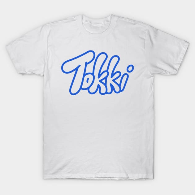 Newjeans new jeans Tokki bunnies fan name blue typography | Morcaworks